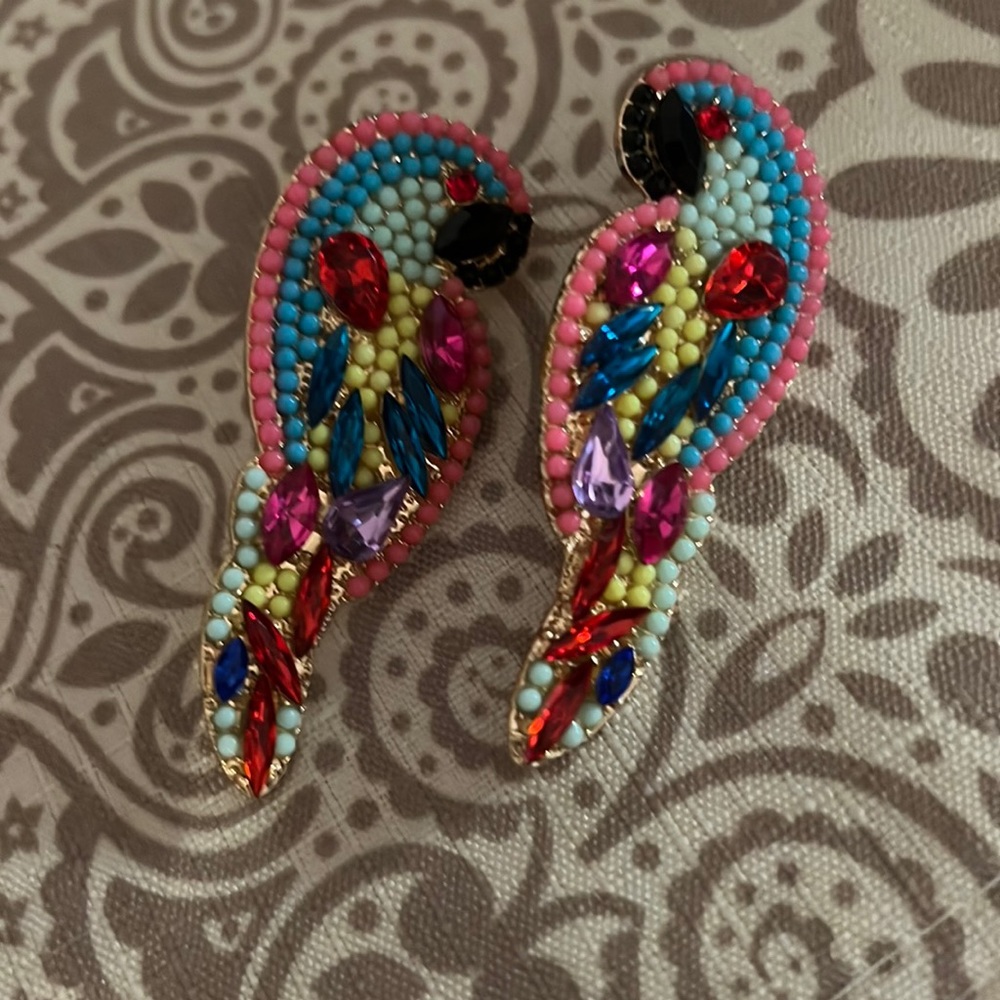 Parrot earrings